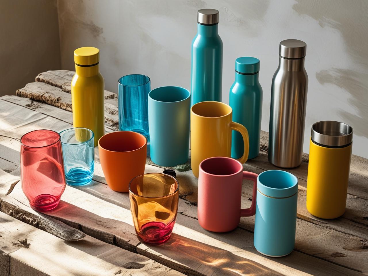 Custom mugs, sippers, and insulated bottles—practical and appreciated.