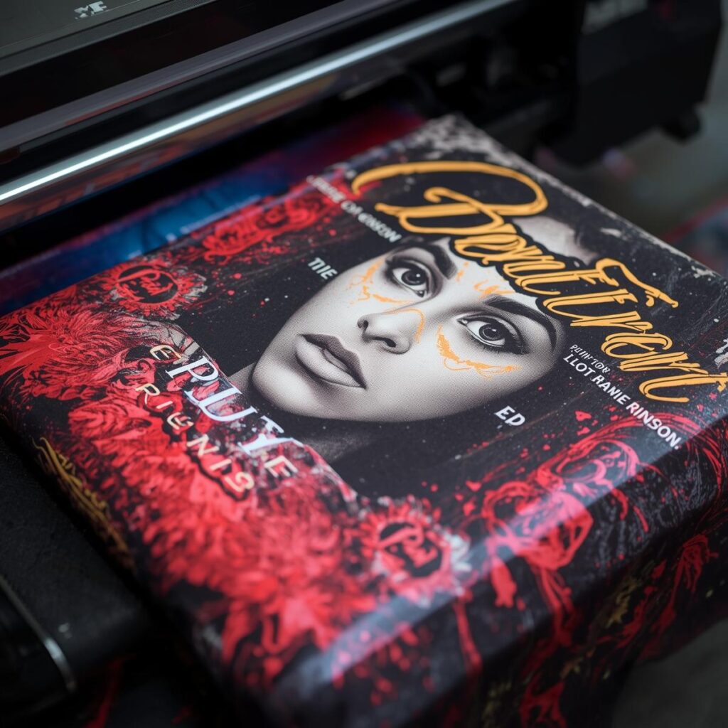 DTG (Direct-to-Garment) Printing__Perfect for small batches and detailed designs. Prints directly on the fabric with a digital printer, giving photo-like results.