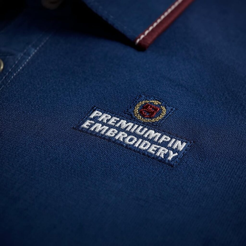 Embroidery (Including Premium 9-Pin Embroidery)__Perfect for corporate wear with a premium, durable look. Designs are stitched using high-precision machines.